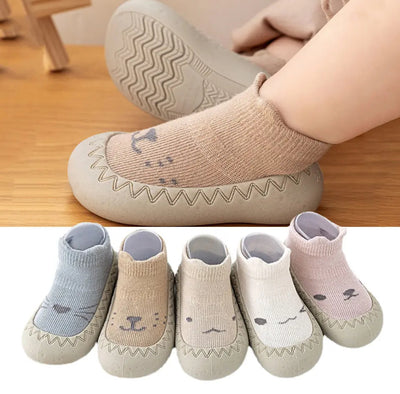 Anti-slip schoentjes, sok sloffen van Baby-Slofje, Cutie lichtroze