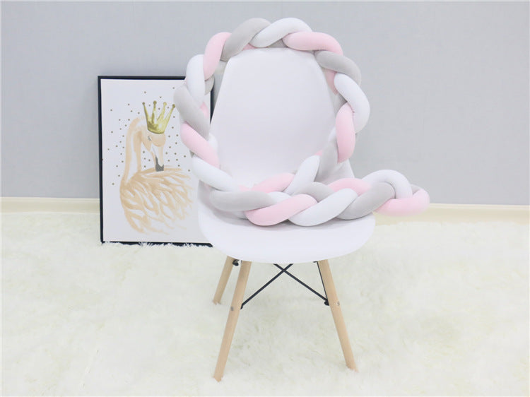 My Sweet Baby Gevlochten Bedbumper voor Babybed 180 cm Pastelviolet My Sweet Baby Gevlochten Bedbumper voor Babybed 180 cm Pastelviolet