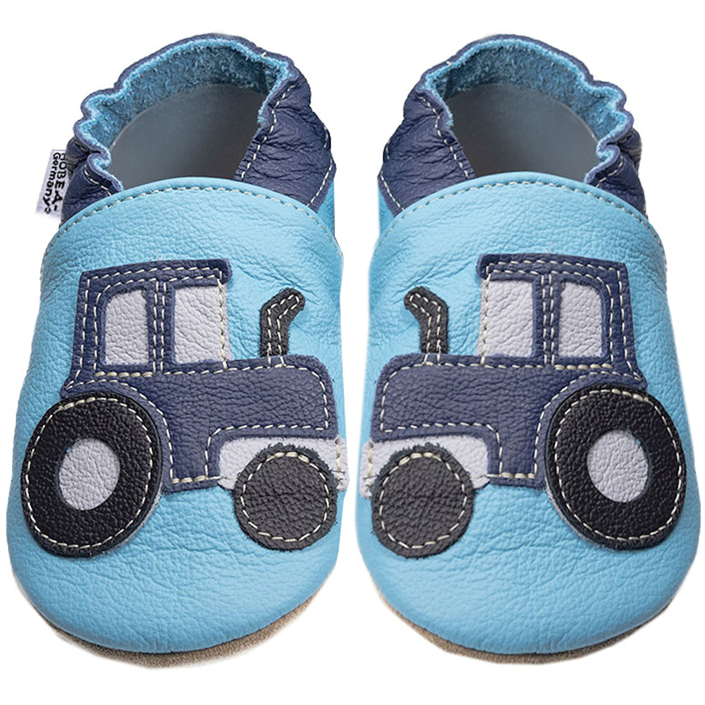 kinderschuhe-traktor-blau