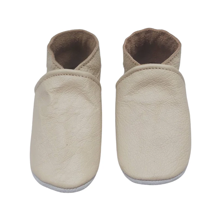 leren baby slofjes 