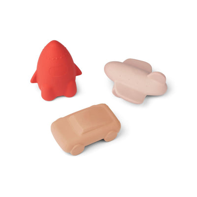 Naturel rubber speeltjes van Liewood - set van 3