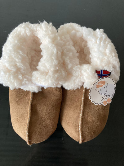 Warme en zachte gevoerde sloffen - Pantoffels - bruin