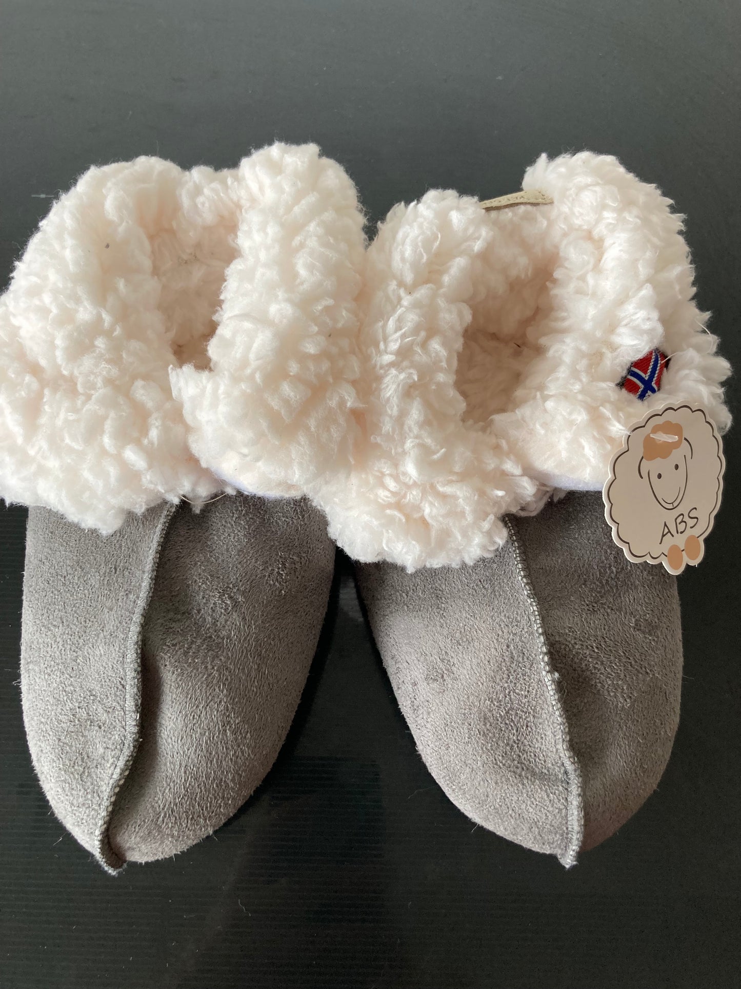 Warme en zachte gevoerde sloffen - Pantoffels - grijs