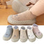 Anti-slip schoentjes , sok sloffen van Baby-Slofje , Cutie licht beige