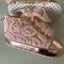 Canvas gympen - babysneakers van Baby-Slofje, roze met roosjes