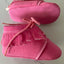 Roze moccasin babyslofjes van Baby-Slofje in kunstleer