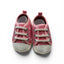 Canvas gympen - babysneakers van Baby-Slofje, roze met sterren