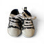 Canvas gympen - babysneakers van Baby-Slofje, marine met stippen