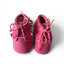 Roze moccasin babyslofjes van Baby-Slofje in kunstleer