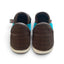 Bruine leren babyslofjes - loafers van Melton