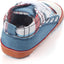 Stoere blauw geruite babysneakers
