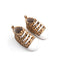 Oh Little Deer - 100% leren baby sneakers - cheetah bruin