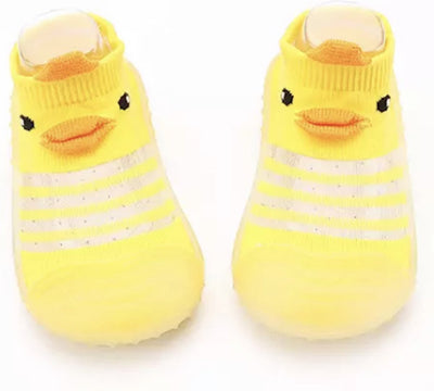 Gele waterschoentjes van Baby-Slofje - Dier