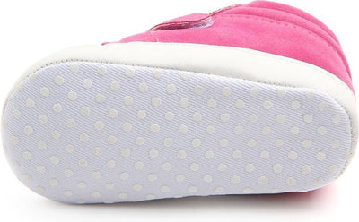 Roze babyschoentjes met vossenoortjes