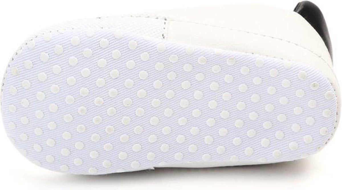 Witte gympen met zwart accent - PVC