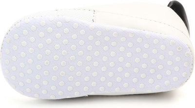 Witte gympen met zwart accent - PVC