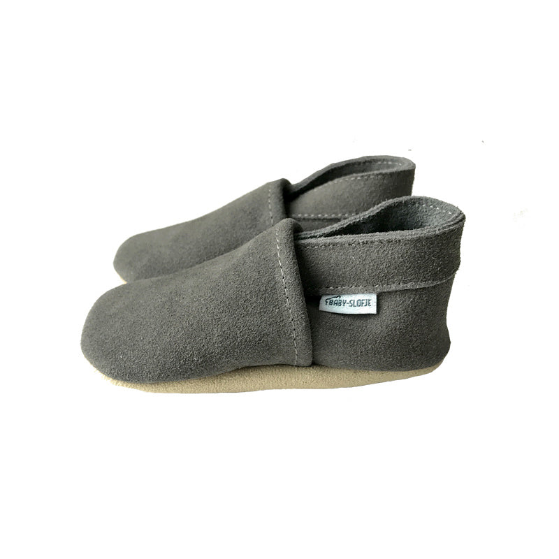 grey suede shoes